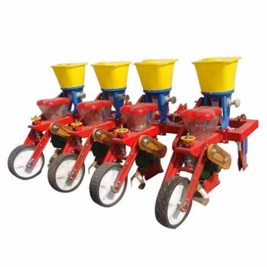 Gainjoys Macchina per seminatrice a benzina a 6 file Piantatrice per seminatrice di precisione per mais e riso Piccola piantatrice