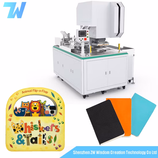 Macchina per la produzione di libri da bordo per bambini Tagliatrice a forma di libro